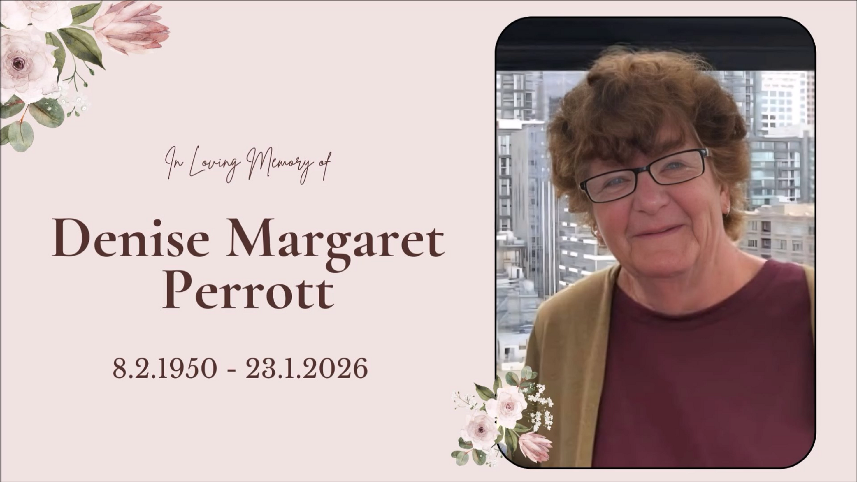 Denise Perrott's Funeral